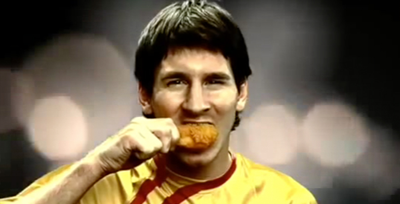 Lionel Messi Brand Endorsement Deal with KFC